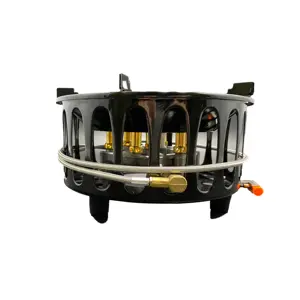 On Sale Hi-Q Automatic Electric Ignition Portable Gas-Fueled Folding Camping Stove For Outdoor Camping Travel Recreation