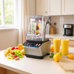 High Power Multifunctional Heavy Duty Commercial Blender for Smoothies and Milkshakes Home Use with Low Noise Soundproof Cover - Product Image 3