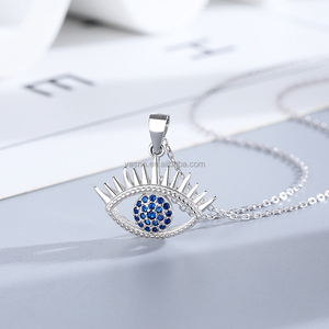 Yasno-joyería personalizada de alta calidad, collar con colgante de ojo malvado de piedra Cz de Plata de Ley 925 - Product Image 5