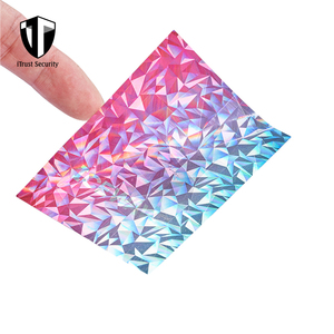 Metal Foil Printed Custom 3D Certificate <b>Cheap</b> Holographic Laser Stickers and Labels for Anti-fake - Product Image 1