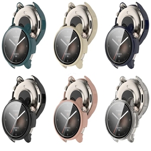 Étui en verre trempé transparent haute définition pour <span class=keywords><strong>Amazfit</strong></span> <span class=keywords><strong>Balance</strong></span>, protection d'écran transparente, cadre pare-chocs pour Huami <span class=keywords><strong>Amazfit</strong></span> <span class=keywords><strong>Balance</strong></span> - Product Image 4