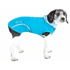 DB Pet Life Pull-Rover Premium 4-Way Stretch Two-Toned Performance Sleeveless Dog T-Shirt Tank <b>Top</b> Hoodie - Product Image 1