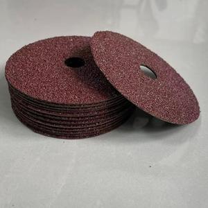 <span class=keywords><strong>Disque</strong></span> de fibre d'alumine calcinée rouge P80-120 à haute densité 5 pouces <span class=keywords><strong>125</strong></span> mm meuleuses d'ébavurage de ponçage de diamant en céramique d'acier inoxydable - Product Image 3