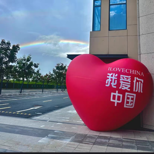 विशाल दिल का गुब्बारा मॉडल वैलेंटाइन के उत्सव और शादी की सजावट के लिए इंफ्लेटेबल - Product Image 2