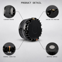Haut-parleur audio professionnel à diaphragme en polyimide de 89 mm, 300 W max, 8 ohms, pour projets OEM/ODM de marques audio automobiles