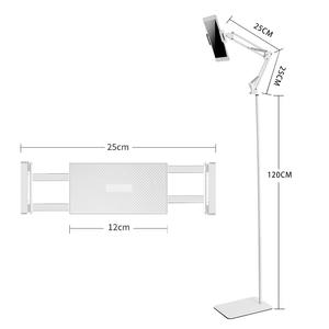 Muebles de sala de estar modernos económicos Soporte de suelo para teléfono móvil Carro de <span class=keywords><strong>TV</strong></span> universal con hardware funcional ajustable en altura - Product Image 5