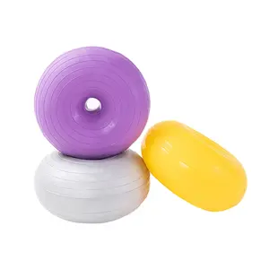 SHENGDE, venta al por mayor, gimnasio, deportes, rosa, equilibrio, escritorio suave, ejercicio, pequeño Pilates, Donut, pelota de Yoga para chico