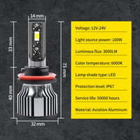 Phares de voiture LED 12V super lumineux haute puissance, décodage H11 H4 H7 OLIVER, compatibles avec les voitures modifiées, vente chaude transfrontalière