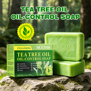 Private Label Tea Tree Oil Oil-Control <b>Soap</b> With Herbal Formula Deep Clean Facial Body Accuse Oil To Improve Oily Acne Skin <b>Soap</b> - Product Image 2