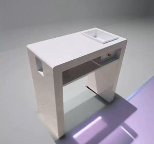 Mesas de Manicura Modernas para Salón de Uñas, Mesa de Estación de Arte de Uñas Personalizada con Colector de Polvo - Product Image 3