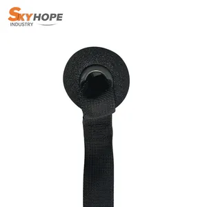 Elastic Resistance Band Pull Rope Fitness Accessories Door Buckle Door Anchor Hook Yoga Pull Belt D Ring Handle