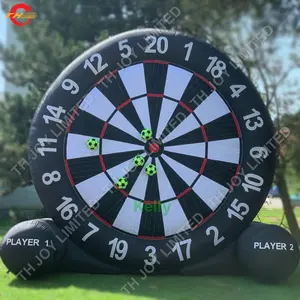 ON SALE Free Shipping Oxford Fabric Inflatable Football Dart Board Billiard Soccer Dart Game With Free Dart Balls