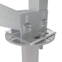 Système de montage solaire au sol Support de montage de panneau solaire en aluminium pour une énergie solaire sûre et efficace