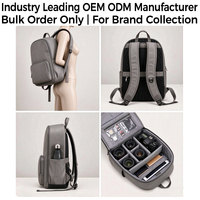 Sac à dos professionnel en cuir microfibre pour appareil photo et drone, fabrication OEM/ODM en marque blanche pour appareils photo reflex numériques (DSLR/SLR) - Fabricant en gros