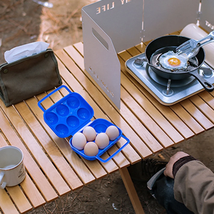 6-Grid Camping <b>Egg</b> Box Shockproof <b>Egg</b> Protection Boxes Dropproof Portable <b>Egg</b> Container Non-slip with Handle for Kitchen - Product Image 5