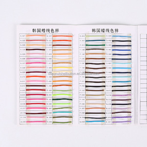 สายรัดข้อมือผ้าฝ้ายคริสตัลแบบแวกซ์หลายสีม้วนแบนทรงกลมไม่ยืดหยุ่นสายรัดข้อมือทำจากผ้าฝ้ายหลายสี - Product Image 4