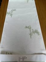 Tissu Jacquard Tricoté en Polyester Bambou 100% Imperméable pour Matelas - Vente en Gros
