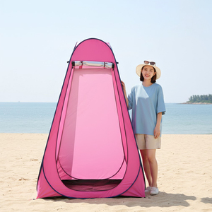 Tente de camping portable moderne en toile imperméable avec fonction de change de vêtements, design pop-up <span class=keywords><strong>pour</strong></span> utilisation en toilettes - Product Image 1