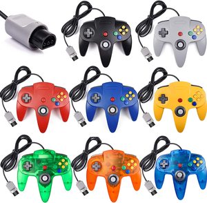 نموذج جديد غمبد الألعاب joypads لنينتندو N64 المضيف عصا التحكم في اللعبة ذراع تحكّم سلكيّة - Product Image 6