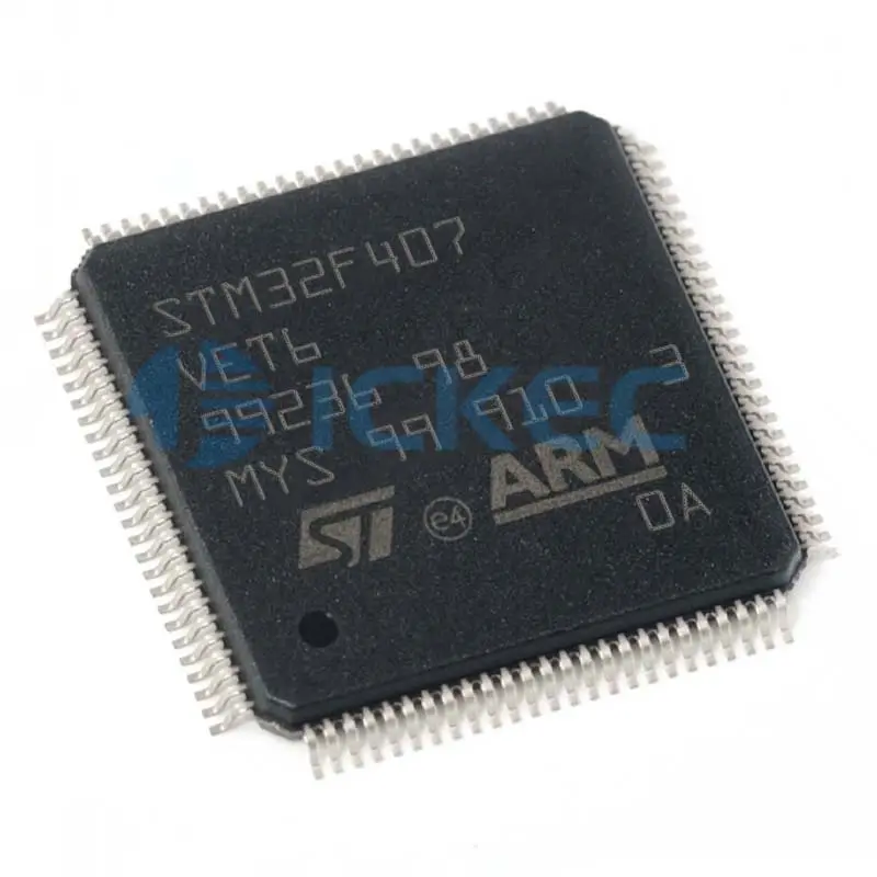 STM32F407VET6 STM32F407 32-bit microcontroller Chip IC ICKEC STM32F407VET6