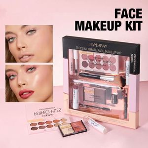 HANDAIYAN - Set <span class=keywords><strong>de</strong></span> Maquillaje <span class=keywords><strong>de</strong></span> Viaje, 11 Piezas, Kit Completo <span class=keywords><strong>de</strong></span> Maquillaje Facial, Labios, Mejillas, Contorno <span class=keywords><strong>de</strong></span> Ojos, Set <span class=keywords><strong>de</strong></span> Cosméticos <span class=keywords><strong>de</strong></span> Alta Pigmentación - Product Image 2