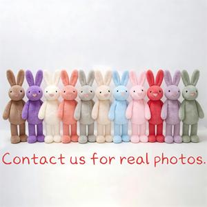 40CM coniglietto peluche coniglio azienda promuove Giftstoys di alta qualità per matrimoni Logo personalizzato t-shirt regalo per bambini peluche - Product Image 3