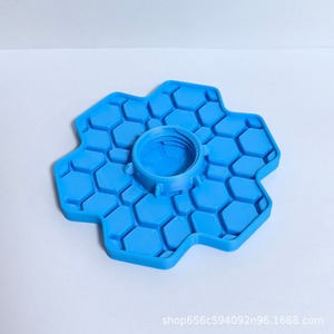 3D Printed Garden Bee Watering Dish Honeycomb Type 10cm Polylactic Acid Insect Feeder - Product Image 5