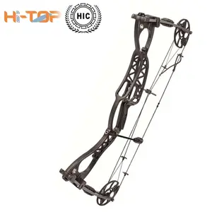 Hi Top-Juego de tiro con flecha ajustable para adulto, conjunto de arco compuesto para mano izquierda, arco y flechas, 40-70 libras