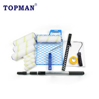 Ensemble de rouleaux de peinture multifonctionnels pour la décoration de bricolage pour tous les travaux intérieurs et extérieurs