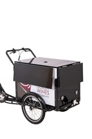 Triciclo de Carga Clamber Coffee para Venta Ambulante en la Calle