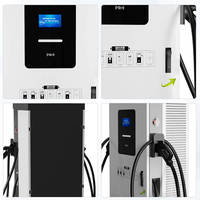 Borne de recharge commerciale OLINK DC EV 360 kW CCS2 à double connecteur, rapide, intelligente, OCPP, étanche IP65, à poser au sol