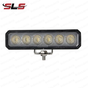 Đèn <span class=keywords><strong>LED</strong></span> làm việc hình chữ nhật siêu sáng R10 12V 6 inch 24W, chùm sáng rộng, logo laser, dành cho máy gặt đập liên hợp John Deere - Product Image 1