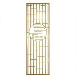 ANN9845 Modern Multi-Functional Stainless Steel Room Divider <b>Screen</b> Partition for Hotel Engineering <b>Decoration</b> Project - Product Image 2