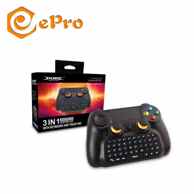 BESTE kerstcadeaus DOBE TI-501 met BT V3.0 3 in 1 Multifunctionele Draadloze Toetsenbord Joystick voor android tv box & pc