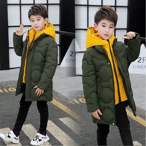 Manteau d'Hiver Capuche Épais pour Enfants -30 Degrés, Veste Chaude en Coton Duvet pour Grands Garçons et Adolescents, <span class=keywords><strong>Parka</strong></span> d'Extérieur 2021 - Product Image 2