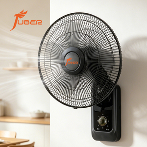 Ventilador de Pared de 16 Pulgadas para Habitación de Hotel, Control Mecánico con Perilla, Oscilante, Alto Flujo de Aire, Refrigeración, Venta al por Mayor - Product Image 1