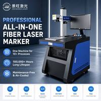 Machine de marquage laser à fibre de bureau 20W pour bijoux, outils, médical, plaques d'identification pour chiens, gravure sur métal, petite entreprise