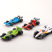 Mini-voiture coulissante en alliage 1:64, voiture de course, jouets pour enfants, ornements, cadeaux, modèle en gros