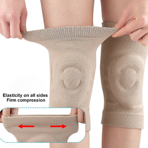 フィットネスダンス用シリコン膝パッド スポーツパッド 加圧サイクリング ローラースケート用シリコン薄型膝パッド - Product Image 6