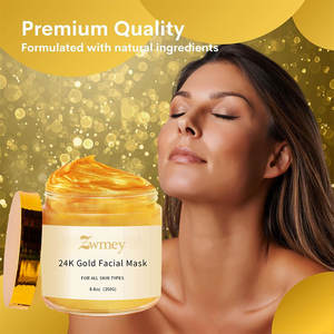 Máscara <span class=keywords><strong>Facial</strong></span> Luxuosa de Ouro 24k em Pó, Máscaras de Beleza para Spa, Hidratante, Colágeno, Limpeza Profunda, Vegana e Orgânica - Product Image 2