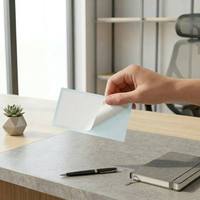 Étiquettes autocollantes vierges sur rouleau, taille personnalisée, blanc, jaune, bleu, avec support de transfert, auto-adhésives pour imprimante thermique, impression de codes-barres