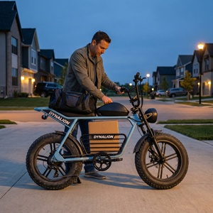 Bicicleta Eléctrica Todoterreno con Llantas Anchas para Todas las Estaciones, Batería de 48V 16Ah, Bicicleta Eléctrica Vintage Scrambler para Explorar la Playa y la Nieve - Product Image 2