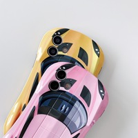 Coque de téléphone 3D pour voiture de sport pour iPhone 13 Pro Max 12 Mini 11Pro X XR XS Max 6 7 8 SE2020 Coque de voiture Mode Supercar Homme Garçon