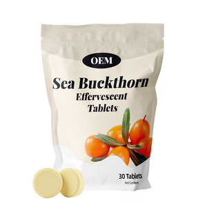 Private Label Sea Buckthorn Effervescent Tablets OEM ODM Custom Packaging Bulk Supply - Product Image 1
