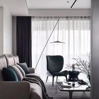 Lampe sur pied moderne minimaliste en forme d'arc, éclairage LED simple nordique pour salon et chambre à coucher.