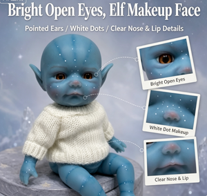 Muñeca <span class=keywords><strong>Avatar</strong></span> <span class=keywords><strong>Reborn</strong></span> Pintada a Mano, Figura de Bebé Realista de <span class=keywords><strong>Silicona</strong></span> con Piel Texturizada en 3D, Juguete Decorativo Coleccionable Exquisito - Product Image 4