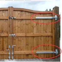Portas da cerca dobradiça dobradiça da porta de madeira de zinco lasca