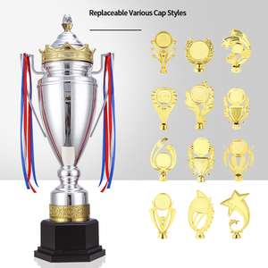 Jinzun ถ้วยรางวัลกีฬาชุบทองเหรียญเงินบาสเก็ตบอลเกมมงกุฎใหญ่แจกของรางวัล - Product Image 3