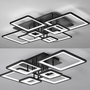 Đèn trần gắn nổi hiện đại thông minh điều khiển từ xa bằng ứng dụng 2.4G, đèn LED hành lang nhà cửa, đèn trần lớn - Product Image 3