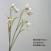 Bunga Artifisial Berkualitas Tinggi, Avilia Multi-head Fritillaria, Kecil dan Indah, Perlengkapan Bunga Unik untuk Fotografi